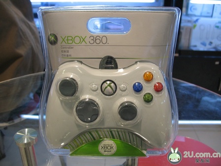 完美兼容PC Xbox360白色有线手柄小降 